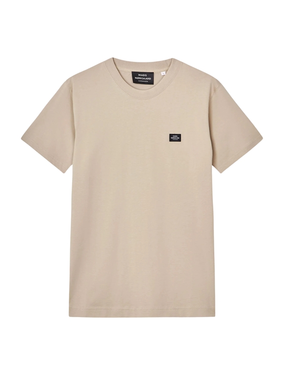 Mads Nørgaard Cotton Jersey Frode Patch t-shirt - Plaza Taupe